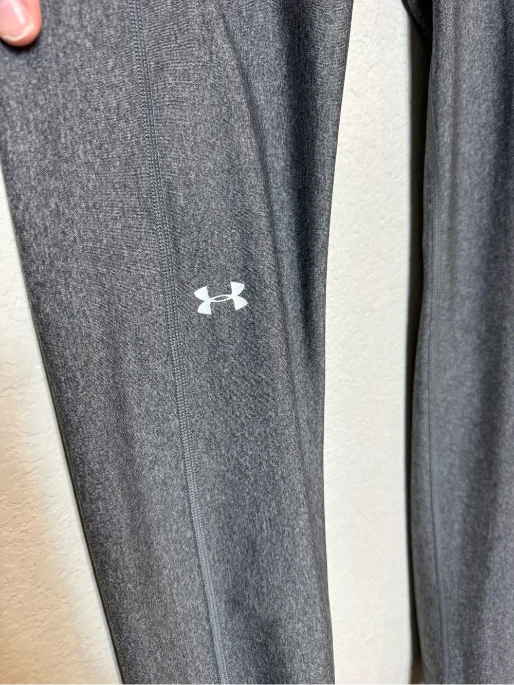 Under Armour Dark Heather Gray Women's Workout Leggings Gym Train size XL